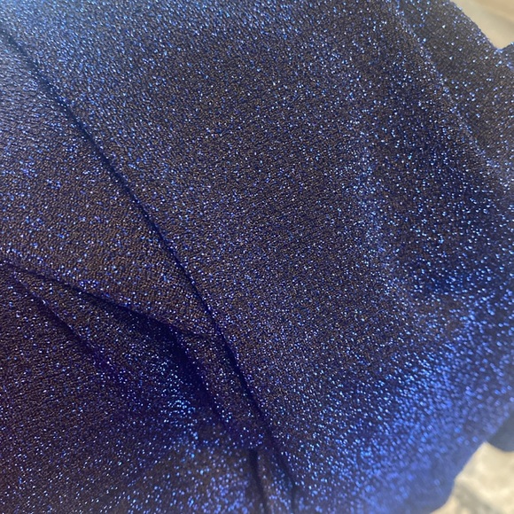 Sparkle black and blue evening dress - Picture 5 of 5